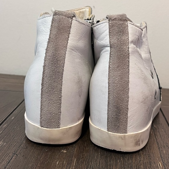 Steve Madden Wedge Distressed Star Sneakers Size 36 Women’s size 5.5 - Picture 7 of 8